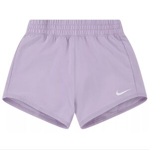 NWT Nike Little Girls Dri Fit One Woven Shorts Purple Size 6